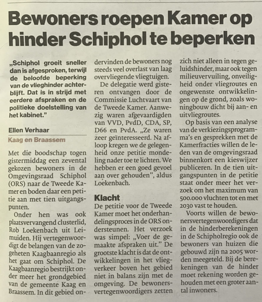 Algemeen Dagblad 8 februari 2017